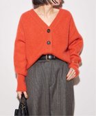 【ジャーナルスタンダード レサージュ/journal standard L'essage】のヤクVネックカーディガン 人気、トレンドファッション・服の通販 founy(ファニー) ファッション Fashion レディースファッション Fashion for Women トップス・カットソー Cut & Sew Tops カーディガン・羽織り Layered Style Cardigans Vネックトップス V-Neck Tops / V-Cut Neckline Shirts 2025年 2025 2025-2026秋冬・A/W Autumn/Winter 2025–26 AW25–26 なめらか Smooth, Silky Texture インナー Innerwear カーディガン Cardigan, Knitwear thumbnail オレンジ|ID: prp329100004795686 ipo3291000000034794279