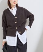 【ジャーナルスタンダード レサージュ/journal standard L'essage】のヤクVネックカーディガン グレー|ID: prp329100004795686 ipo3291000000035049047