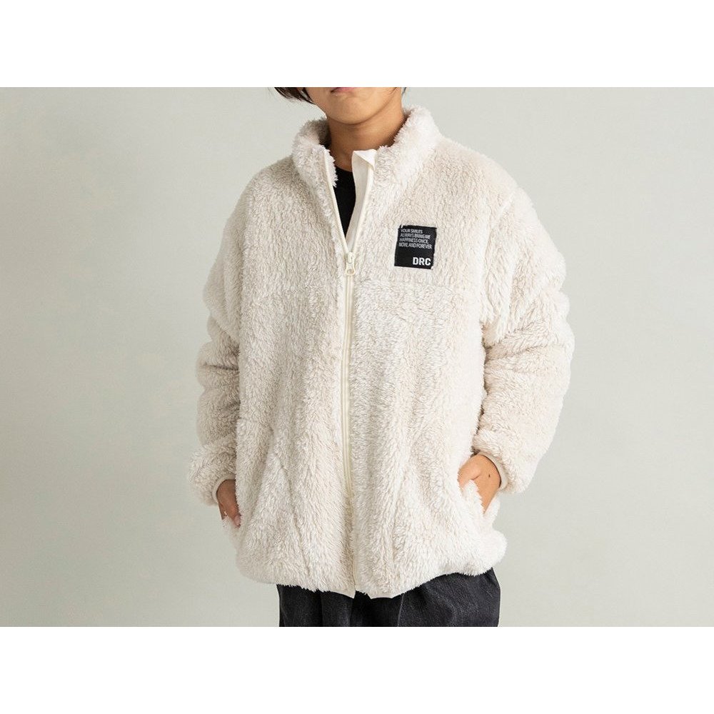 【ブランシェス/branshes / KIDS】の【DRC】ボアジャケット インテリア・キッズ・メンズ・レディースファッション・服の通販 founy(ファニー) ファッション Fashion キッズファッション Fashion for Kids アウター Coat Outerwear /Kids おすすめ Recommended / Our Picks ジャケット Jacket, Outerwear プチプライス・低価格 Affordable / Budget Price ボーイズ Boyish, Boy Style ポケット Pocket, Pocket Detail 04_アイボリー|ID: prp329100004795687 ipo3291000000034889370