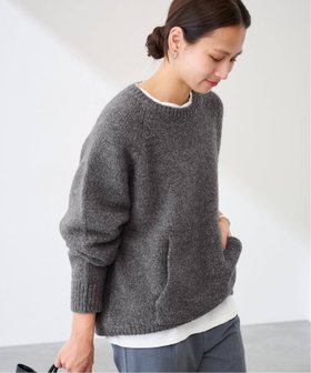【フレームワーク/FRAMeWORK】のカンガルーポケットプルオーバー 人気、トレンドファッション・服の通販 founy(ファニー) ファッション Fashion レディースファッション Fashion for Women トップス・カットソー Cut & Sew Tops カジュアルプルオーバー・ニットトップス Pullovers & Knit Tops / Casual Pullovers ストレッチ Stretch, Stretchy Fabric ポケット Pocket, Pocket Detail エレガント 上品 Elegant |ID:prp329100004795714
