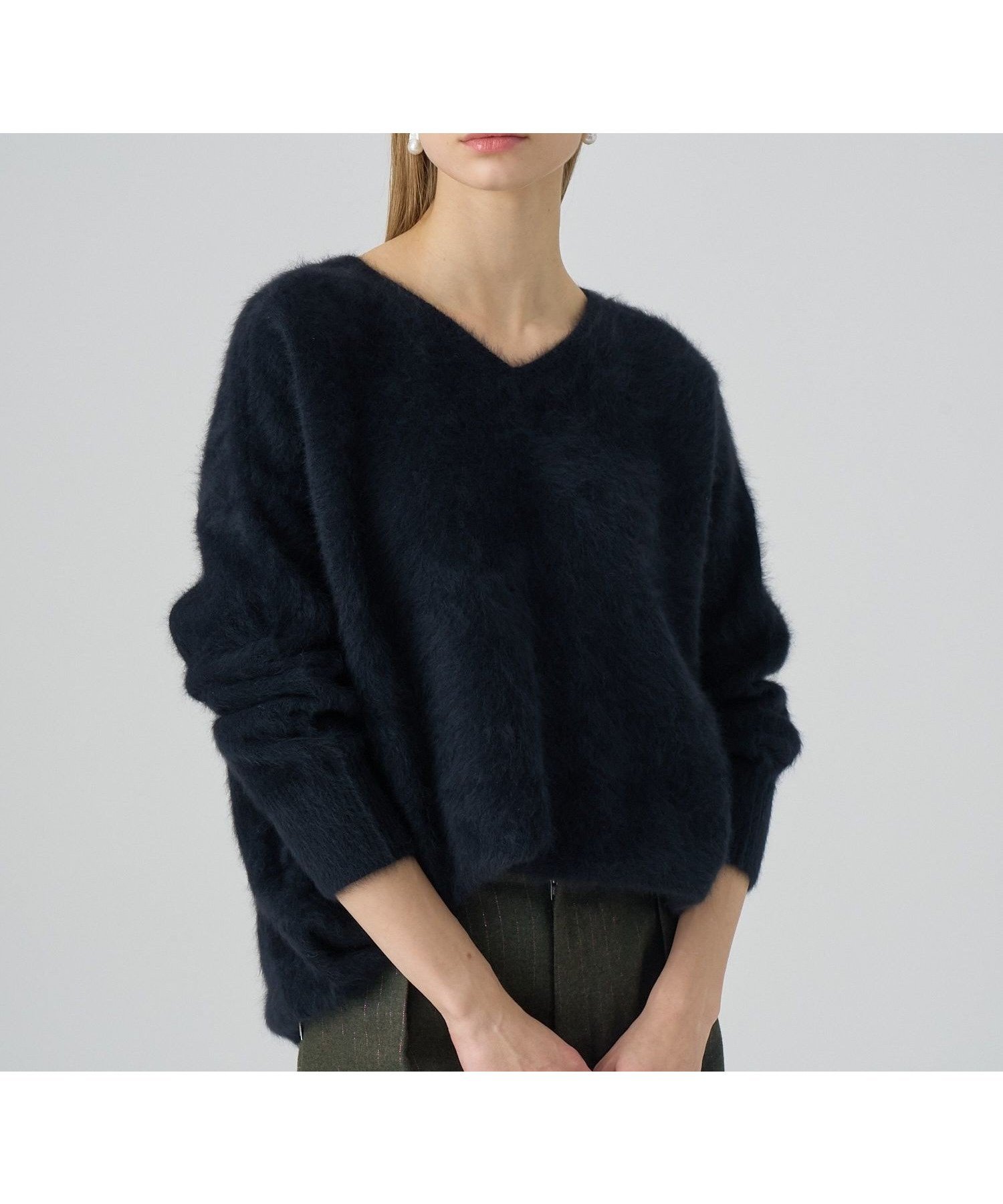 【アナイ/ANAYI】のフラッフィオーバーサイズ プルオーバー インテリア・キッズ・メンズ・レディースファッション・服の通販 founy(ファニー) ファッション Fashion レディースファッション Fashion for Women トップス・カットソー Cut & Sew Tops カジュアルプルオーバー・ニットトップス Pullovers & Knit Tops / Casual Pullovers 秋 Autumn スマート Smart, Elegant 定番 Standard, Basic Item 人気 Popular, Best Seller 冬 Winter / This Winter A/W・秋冬 Autumn/Winter 再入荷 Restock / Back in Stock black|ID: prp329100004795718 ipo3291000000034794457