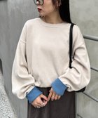 【チャオパニックティピー/CIAOPANIC TYPY】の【洗えるニット】ユニセックスビックシルエットロンTeeライクニット アイボリー|ID: prp329100004795740 ipo3291000000034794556