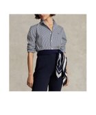 【ラルフローレン/RALPH LAUREN】のストライプド コットン シャツ 人気、トレンドファッション・服の通販 founy(ファニー) ファッション Fashion レディースファッション Fashion for Women トップス・カットソー Cut & Sew Tops シャツ・ブラウス・オフィスカジュアル Elegant Blouses & Button-Ups カフス Cuff Design ストライプ Stripe, Striped Pattern ストレート Straight, Straight Cut 長袖 Long Sleeve, Full Sleeve パール Pearl, Pearl Accent フィット Fit, Slim Fit ヨーク Yoke, Yoke Design ラウンド Round, Round Neck thumbnail 100ブルー|ID: prp329100004795753 ipo3291000000034937640
