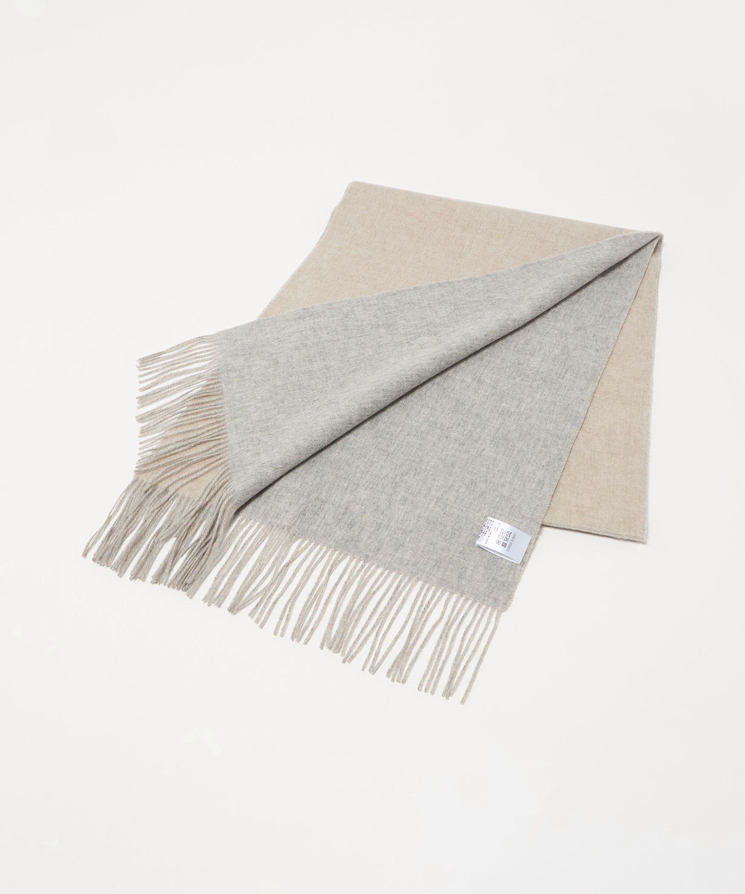 【ユナイテッドアローズ/UNITED ARROWS / MEN】のカシミヤ リバーシブル マフラー インテリア・キッズ・メンズ・レディースファッション・服の通販 founy(ファニー) 　ファッション　Fashion　メンズファッション　Fashion for Men　スーツ　Suit, Formalwear　チェック　Check, Plaid, Tartan　ハウンドトゥース　Houndstooth, Dogtooth Check　マフラー　Scarf, Muffler　リバーシブル　Reversible, Two-Sided　A/W・秋冬　Autumn/Winter　エレガント 上品　Elegant　ギフト プレゼント　Gift / Present　BEIGE|ID: prp329100004795756 ipo3291000000034879257