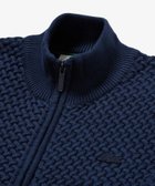 【ラコステ/LACOSTE / MEN】のバスケットニット ダブルジップ ドライバーズニット 人気、トレンドファッション・服の通販 founy(ファニー) ファッション Fashion メンズファッション Fashion for Men スタンド Stand Collar, Upright Stand ストライプ Stripe, Striped Pattern スポーティ Sporty, Casual Athletic デニム Denim, Jeans Material バスケット Basket, Basket Bag リブニット Rib Knit, Ribbed Knit リラックス Relax, Relaxed Fit thumbnail ネイビー|ID: prp329100004795758 ipo3291000000034794654