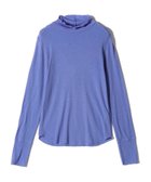 【シップス フォー ウィメン/SHIPS】のSHIPS Primary Navy Label ウール フライス ジャージー タートルネック スカイブルー|ID: prp329100004795763 ipo3291000000034794677