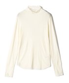 【シップス フォー ウィメン/SHIPS】のSHIPS Primary Navy Label ウール フライス ジャージー タートルネック オフホワイト|ID: prp329100004795763 ipo3291000000034794678