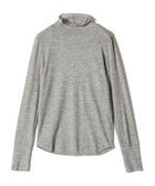 【シップス フォー ウィメン/SHIPS】のSHIPS Primary Navy Label ウール フライス ジャージー タートルネック ライトグレー|ID: prp329100004795763 ipo3291000000034794679