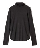 【シップス フォー ウィメン/SHIPS】のSHIPS Primary Navy Label ウール フライス ジャージー タートルネック ダークグレー|ID: prp329100004795763 ipo3291000000034794680