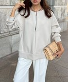 【スタイルドア/STYLEDOOR】のダンボールフロント2wayクルーネックプルオーバー ライトベージュ|ID: prp329100004795765 ipo3291000000034794690