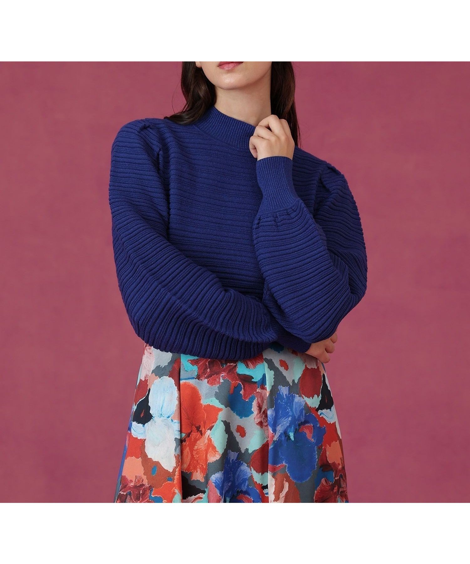 【アナイ/ANAYI】のリップルタックパフ プルオーバー インテリア・キッズ・メンズ・レディースファッション・服の通販 founy(ファニー) ファッション Fashion レディースファッション Fashion for Women トップス・カットソー Cut & Sew Tops カジュアルプルオーバー・ニットトップス Pullovers & Knit Tops / Casual Pullovers コンパクト Compact, Small Size スマート Smart, Elegant スリーブ Sleeve, Long Sleeve / Short Sleeve A/W・秋冬 Autumn/Winter 再入荷 Restock / Back in Stock blue|ID: prp329100004795783 ipo3291000000034794777