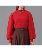 【アナイ/ANAYI】のリップルタックパフ プルオーバー red|ID: prp329100004795783 ipo3291000000034794781