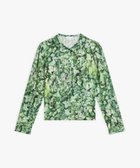 【アニエスベー ファム/agnes b. FEMME】のフォトプリント コットン 長袖 丸襟 ブラウス グリーン|ID: prp329100004795796 ipo3291000000034794827