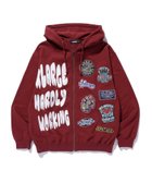 【エクストララージ/XLARGE】のMULTI LOGO ZIP UP HOODED SWEATSHIRT BURGUNDY|ID: prp329100004795799 ipo3291000000034794839