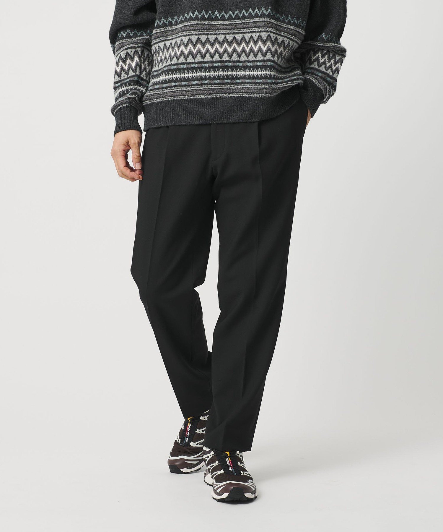 【ビューティ&ユース ユナイテッドアローズ/BEAUTY&YOUTH / UNITED ARROWS / MEN】のシック TR イージースラックス NO.5 ストレッチ インテリア・キッズ・メンズ・レディースファッション・服の通販 founy(ファニー) 　ファッション　Fashion　メンズファッション　Fashion for Men　コイン　Coin, Coin Design　シャーリング　Shirring, Ruched　シューズ　Shoes, Footwear　シンプル　Simple, Minimal　スタンダード　Standard, Basic　ストレッチ　Stretch, Stretchy Fabric　スニーカー　Sneakers, Trainers　スマート　Smart, Elegant　スラックス　Slacks, Dress Pants　定番　Standard, Basic Item　ベーシック　Basic, Essential　ポケット　Pocket, Pocket Detail　ルーズ　Loose, Oversized　A/W・秋冬　Autumn/Winter　おすすめ　Recommended / Our Picks　エレガント 上品　Elegant　BLACK|ID: prp329100004795801 ipo3291000000034794844