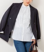 【ノーリーズ/NOLLEY'S】の【MARILYN MOON/マリリーンムーン】タックフリルストライプブラウス ホワイト系4|ID: prp329100004795805 ipo3291000000034794859