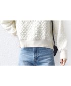 【シップス フォー ウィメン/SHIPS】の【WEB限定】 手洗い可能 キルティング ジャカード キーネック プルオーバー オフホワイト|ID: prp329100004795813 ipo3291000000034794893