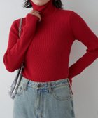 【チャオパニックティピー/CIAOPANIC TYPY】の【15色展開】アンチピリング配色ステッチタートル レッド|ID: prp329100004795833 ipo3291000000034936007