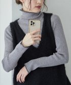 【チャオパニックティピー/CIAOPANIC TYPY】の【15色展開】アンチピリング配色ステッチタートル グレー|ID: prp329100004795833 ipo3291000000034936010