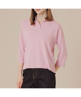 【マッキントッシュ ロンドン/MACKINTOSH LONDON】のソフトレーヨンニットプルオーバー 人気、トレンドファッション・服の通販 founy(ファニー) ファッション Fashion レディースファッション Fashion for Women トップス・カットソー Cut & Sew Tops ニット Knit Tops & Sweaters カジュアルプルオーバー・ニットトップス Pullovers & Knit Tops / Casual Pullovers イタリア Italy ウォッシャブル Machine Washable シルク Silk, 100% Silk シンプル Simple, Minimal スキッパー Skipper, Open Collar ストレッチ Stretch, Stretchy Fabric エレガント 上品 Elegant 夏 Summer 春 Spring 秋 Autumn |ID:prp329100004795839