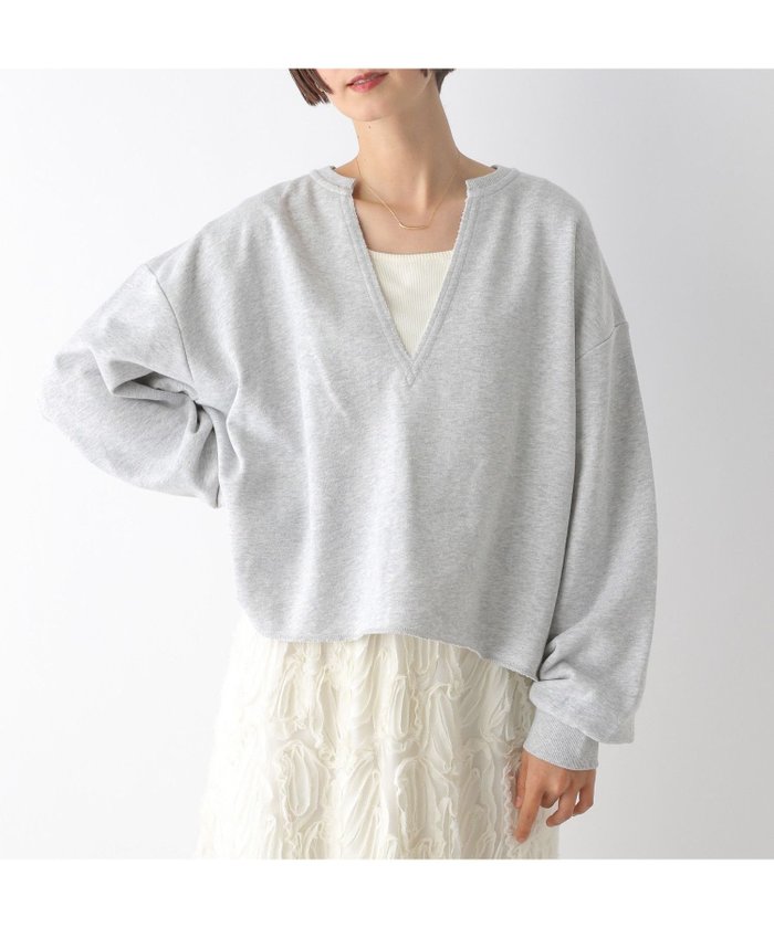 【レプシィム ローリーズファーム/LEPSIM LOWRYS FARM】の深Vネックプルオーバー インテリア・キッズ・メンズ・レディースファッション・服の通販 founy(ファニー) https://founy.com/ ファッション Fashion レディースファッション Fashion for Women トップス・カットソー Cut & Sew Tops カジュアルプルオーバー・ニットトップス Pullovers & Knit Tops / Casual Pullovers Vネックトップス V-Neck Tops / V-Cut Neckline Shirts おすすめ Recommended / Our Picks スウェット / スエット Sweatshirt, Sweatwear チェック Check, Plaid, Tartan トレンド Trend, Trending Now |ID: prp329100004795868 ipo3291000000034795151