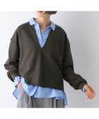 【レプシィム ローリーズファーム/LEPSIM LOWRYS FARM】の深Vネックプルオーバー チャコール19|ID: prp329100004795868 ipo3291000000034795158