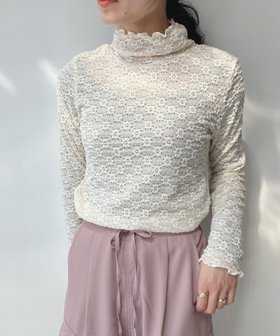 【アズノウアズ プラス/AS KNOW AS plus】の♪お花ぽこぽこ ハイネックプルオーバー 人気、トレンドファッション・服の通販 founy(ファニー) ファッション Fashion レディースファッション Fashion for Women トップス・カットソー Cut & Sew Tops カジュアルプルオーバー・ニットトップス Pullovers & Knit Tops / Casual Pullovers インナー Innerwear シンプル Simple, Minimal ハイネック High Neck, Mock Neck レース Lace, Lace Fabric 再入荷 Restock / Back in Stock |ID:prp329100004795869