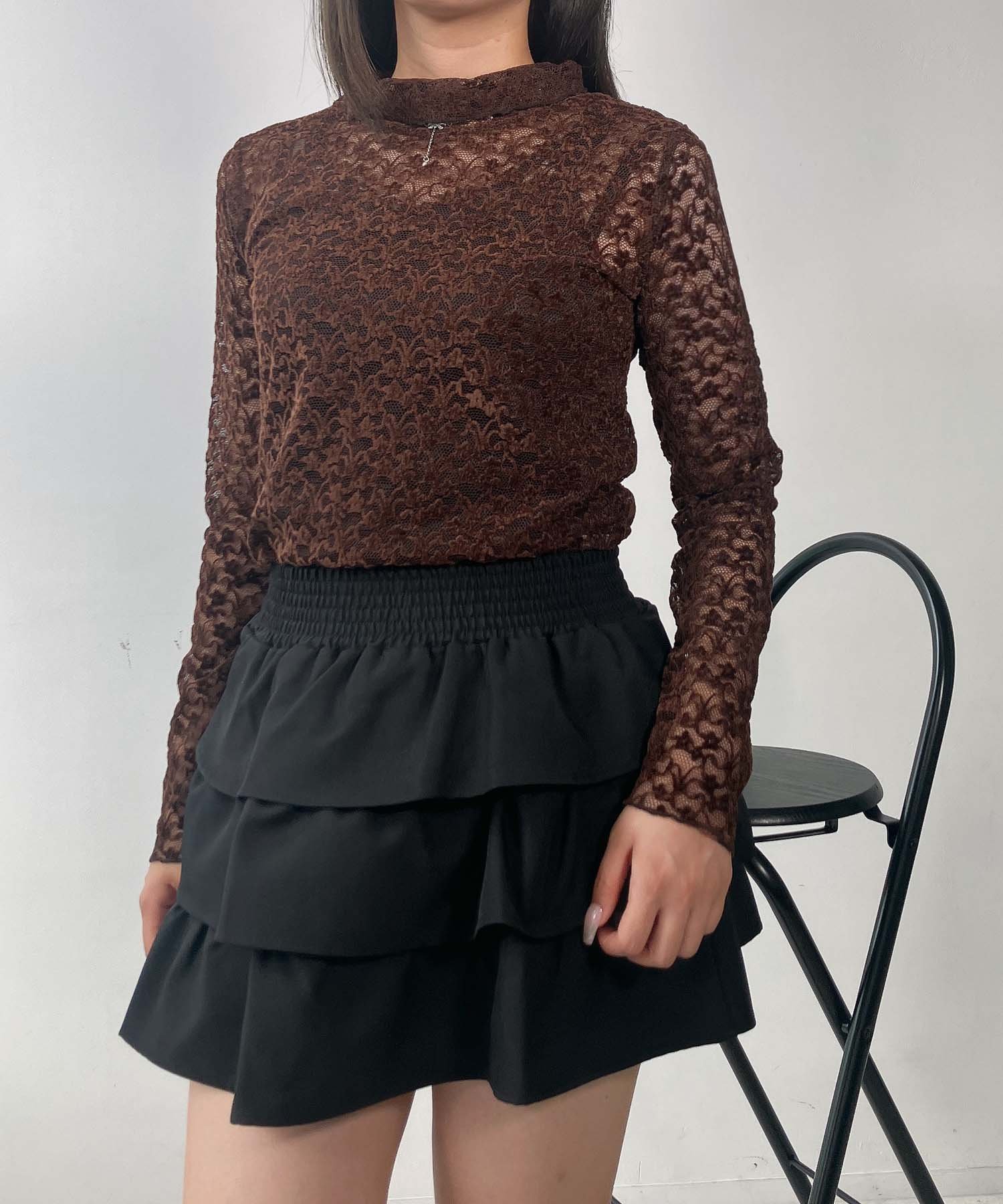 【アズノウアズ プラス/AS KNOW AS plus】の♪お花ぽこぽこ ハイネックプルオーバー インテリア・キッズ・メンズ・レディースファッション・服の通販 founy(ファニー) ファッション Fashion レディースファッション Fashion for Women トップス・カットソー Cut & Sew Tops カジュアルプルオーバー・ニットトップス Pullovers & Knit Tops / Casual Pullovers インナー Innerwear シンプル Simple, Minimal ハイネック High Neck, Mock Neck レース Lace, Lace Fabric 再入荷 Restock / Back in Stock BRベロア|ID: prp329100004795869 ipo3291000000034795180