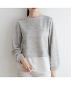 【イッカ/ikka】のカットツイードレイヤードプルオーバー オフホワイト|ID: prp329100004795871 ipo3291000000034795191