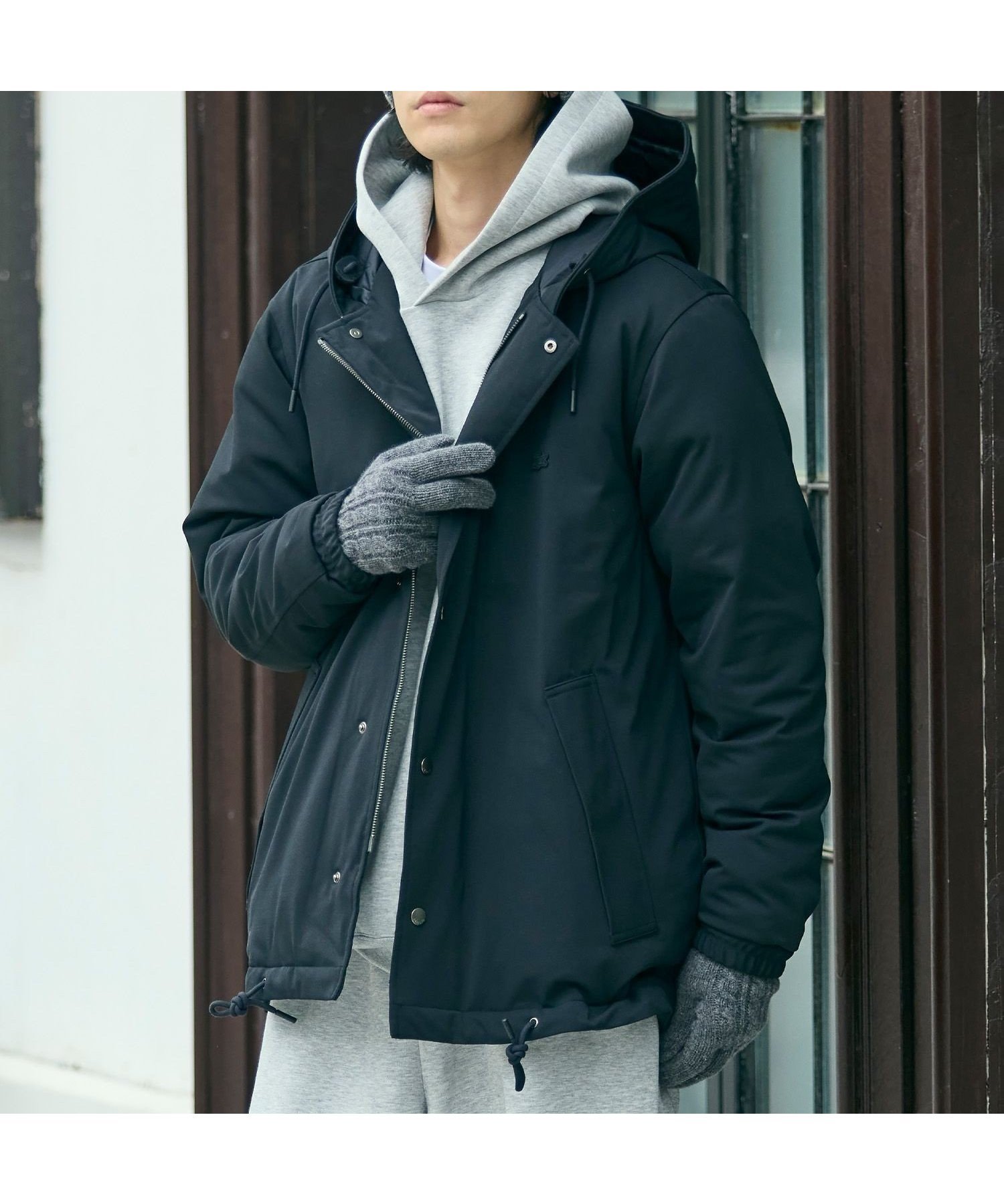 【ラコステ/LACOSTE / MEN】のRDS認証ダウン 耐水透湿メンブレン バルーンシルエット ボリューム ピケダウンジャケット / フーディ インテリア・キッズ・メンズ・レディースファッション・服の通販 founy(ファニー) 　ファッション　Fashion　メンズファッション　Fashion for Men　アウトドア　Outdoor Clothing　ジャケット　Jacket, Outerwear　スタイリッシュ　Stylish, Fashionable　ダウン　Down, Puffer　ドローストリング　Drawstring, Pull Cord　バルーン　Balloon, Balloon Silhouette　ポケット　Pocket, Pocket Detail　ブラック|ID: prp329100004795876 ipo3291000000035007369