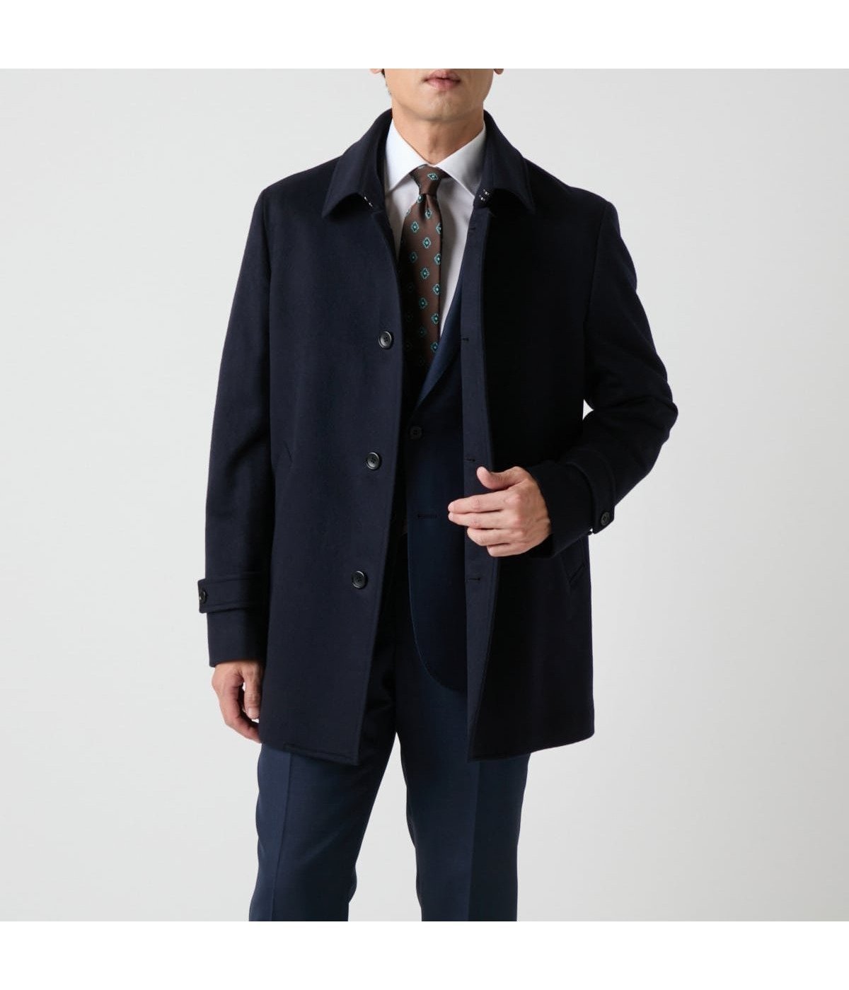 【ニューヨーカー/NEWYORKER / MEN】のカシミヤ混 ショートビーバー シングルコート インテリア・キッズ・メンズ・レディースファッション・服の通販 founy(ファニー) ファッション Fashion メンズファッション Fashion for Men ショート Short, Short Length ジャケット Jacket, Outerwear スーツ Suit, Formalwear 無地 Plain, Solid Color 冬 Winter / This Winter A/W・秋冬 Autumn/Winter おすすめ Recommended / Our Picks ビジネス 仕事 通勤 Business / Work / Commuting ネイビー|ID: prp329100004795879 ipo3291000000035139637