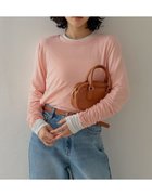 【リエディ/Re:EDIT】のシアースムース袖シャーリングロンT 人気、トレンドファッション・服の通販 founy(ファニー) ファッション Fashion レディースファッション Fashion for Women トップス・カットソー Cut & Sew Tops ロングTシャツ・Tシャツ Longline T-Shirts & Tees アクセサリー Fashion Accessories インナー Innerwear キャミワンピース Cami Dress, Slip Dress シアー Sheer, See-Through シャーリング Shirring, Ruched シンプル Simple, Minimal スラックス Slacks, Dress Pants デコルテ Décolleté, Neckline デニム Denim, Jeans Material トレンド Trend, Trending Now ネックレス Necklace, Pendant Necklace ビスチェ Bustier, Corset Top フィット Fit, Slim Fit ブレスレット Bracelet, Wristband ベーシック Basic, Essential ロング Long, Long-Length おすすめ Recommended / Our Picks エレガント 上品 Elegant thumbnail ピンク|ID: prp329100004795884 ipo3291000000034795251
