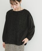 【アイテムズアーバンリサーチ/ITEMS URBAN RESEARCH】のフリンジドッキングプルオーバー 人気、トレンドファッション・服の通販 founy(ファニー) ファッション Fashion レディースファッション Fashion for Women トップス・カットソー Cut & Sew Tops カジュアルプルオーバー・ニットトップス Pullovers & Knit Tops / Casual Pullovers 2024年 2024 2024春夏・S/S Spring/Summer 2024 SS24 カットソー Cut and Sewn Top シンプル Simple, Minimal ドッキング Docking, Mixed Material フリンジ Fringe, Tassel 夏 Summer S/S・春夏 SS, Spring/Summer, Warm Season thumbnail BLK|ID: prp329100004795888 ipo3291000000034795289