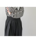 【ラジュール/Lajour】のボーダーロングスリーブT 人気、トレンドファッション・服の通販 founy(ファニー) ファッション Fashion レディースファッション Fashion for Women ストレッチ Stretch, Stretchy Fabric ダウン Down, Puffer トレンド Trend, Trending Now ボーダー Border, Stripe ルーズ Loose, Oversized ロング Long, Long-Length thumbnail ブラック|ID: prp329100004795899 ipo3291000000034795335