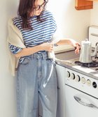 【ラジュール/Lajour】のボーダーロングスリーブT 人気、トレンドファッション・服の通販 founy(ファニー) ファッション Fashion レディースファッション Fashion for Women ストレッチ Stretch, Stretchy Fabric ダウン Down, Puffer トレンド Trend, Trending Now ボーダー Border, Stripe ルーズ Loose, Oversized ロング Long, Long-Length thumbnail ブルー|ID: prp329100004795899 ipo3291000000034795336