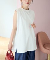 【フリークスストア/FREAK'S STORE】の袖 インタック ノースリーブ Tシャツ【限定展開】 25SS 人気、トレンドファッション・服の通販 founy(ファニー) ファッション Fashion レディースファッション Fashion for Women トップス・カットソー Cut & Sew Tops キャミソール&ノースリーブ Camisoles & Sleeveless Tops シャツ・ブラウス・オフィスカジュアル Elegant Blouses & Button-Ups ロングTシャツ・Tシャツ Longline T-Shirts & Tees シンプル Simple, Minimal スラックス Slacks, Dress Pants スリット Slit, Slit Detail タイトスカート Pencil Skirt, Tight Skirt ノースリーブ Sleeveless, No-Sleeve ビッグ Big, Oversized ベーシック Basic, Essential ワイド Wide, Wide Fit S/S・春夏 SS, Spring/Summer, Warm Season おすすめ Recommended / Our Picks 夏 Summer エレガント 上品 Elegant 2025年 2025 2025春夏・S/S Spring/Summer 2025 SS25 |ID:prp329100004795903