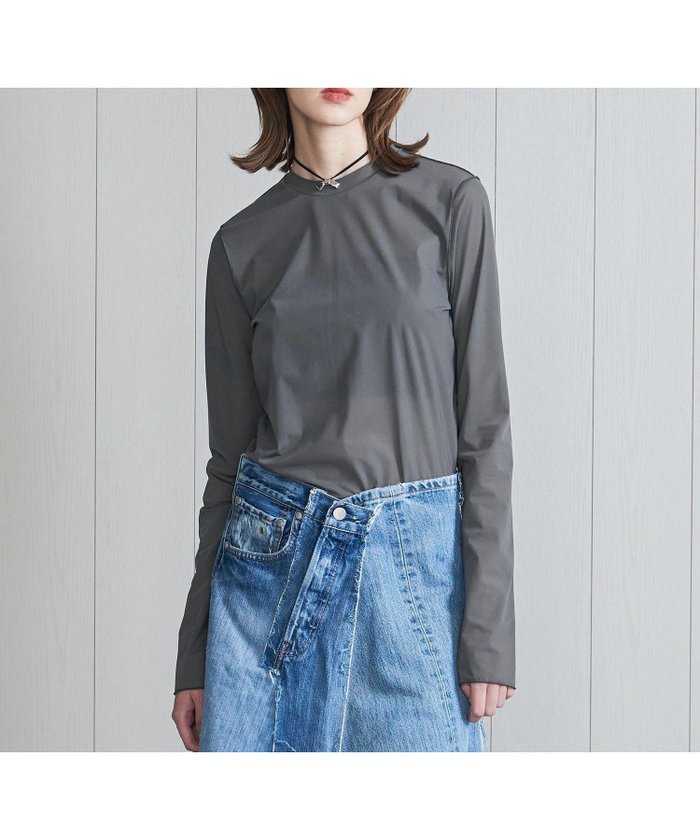 【ユナイテッドアローズ/UNITED ARROWS】のH シアージャージープルオーバー インテリア・キッズ・メンズ・レディースファッション・服の通販 founy(ファニー) https://founy.com/ ファッション Fashion レディースファッション Fashion for Women トップス・カットソー Cut & Sew Tops カジュアルプルオーバー・ニットトップス Pullovers & Knit Tops / Casual Pullovers ガラス Glass, Glassware シンプル Simple, Minimal ジャケット Jacket, Outerwear トレンド Trend, Trending Now アウトレット Outlet / Clearance |ID: prp329100004795913 ipo3291000000034795405