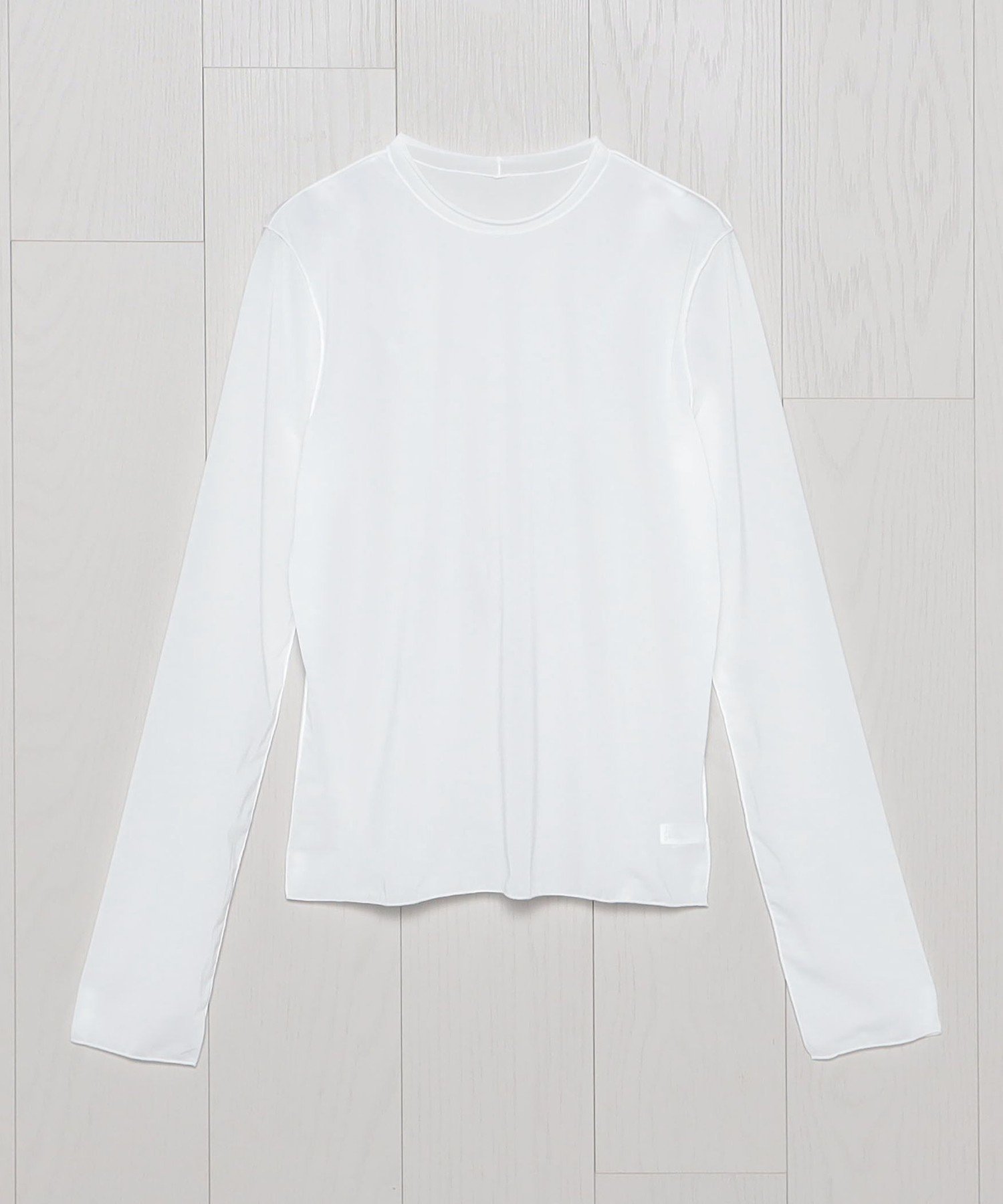 【ユナイテッドアローズ/UNITED ARROWS】のH シアージャージープルオーバー インテリア・キッズ・メンズ・レディースファッション・服の通販 founy(ファニー) 　ファッション　Fashion　レディースファッション　Fashion for Women　トップス・カットソー　Cut & Sew Tops　カジュアルプルオーバー・ニットトップス　Pullovers & Knit Tops / Casual Pullovers　ガラス　Glass, Glassware　シンプル　Simple, Minimal　ジャケット　Jacket, Outerwear　トレンド　Trend, Trending Now　アウトレット　Outlet / Clearance　WHITE|ID: prp329100004795913 ipo3291000000034795407