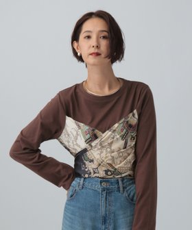 【レプシィム ローリーズファーム/LEPSIM LOWRYS FARM】のスカーフビスチェ風長袖プルオーバー 人気、トレンドファッション・服の通販 founy(ファニー) ファッション Fashion レディースファッション Fashion for Women トップス・カットソー Cut & Sew Tops カジュアルプルオーバー・ニットトップス Pullovers & Knit Tops / Casual Pullovers ビスチェ Bustiers & Corset Tops / Layered Bustier Style おすすめ Recommended / Our Picks インナー Innerwear ジャケット Jacket, Outerwear スカーフ Scarf, Neckwear ビスチェ Bustier, Corset Top 人気 Popular, Best Seller 夏 Summer A/W・秋冬 Autumn/Winter 長袖 Long Sleeve, Full Sleeve |ID:prp329100004795914