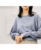 【グローバルワーク/GLOBAL WORK】のスッキレイクルーネックプルオーバー/252060 グレイッシュブルー82|ID: prp329100004795934 ipo3291000000034795516