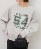 【ジャーナルスタンダード レリューム/JOURNAL STANDARD relume】の別注【Champion/チャンピオン】RW 11.5oz C/N スウェット 人気、トレンドファッション・服の通販 founy(ファニー) ファッション Fashion レディースファッション Fashion for Women トップス・カットソー Cut & Sew Tops レディースパーカー・カジュアルフーディー Casual Hoodies & Sweatshirts スウェット・クルーネックトップス Sweatshirts & Crewnecks / Relaxed Fit Sweat Tops グラフィック Graphic, Graphic Design スウェット / スエット Sweatshirt, Sweatwear スポーツ Sports, Activewear ニューヨーク New York, NYC Style 別注 Limited Edition, Custom Order 2025年 2025 2025-2026秋冬・A/W Autumn/Winter 2025–26 AW25–26 thumbnail グレー|ID: prp329100004795961 ipo3291000000034795673