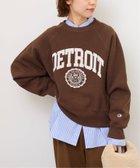 【ジャーナルスタンダード レリューム/JOURNAL STANDARD relume】の別注【Champion/チャンピオン】RW 11.5oz C/N スウェット 人気、トレンドファッション・服の通販 founy(ファニー) ファッション Fashion レディースファッション Fashion for Women トップス・カットソー Cut & Sew Tops レディースパーカー・カジュアルフーディー Casual Hoodies & Sweatshirts スウェット・クルーネックトップス Sweatshirts & Crewnecks / Relaxed Fit Sweat Tops グラフィック Graphic, Graphic Design スウェット / スエット Sweatshirt, Sweatwear スポーツ Sports, Activewear ニューヨーク New York, NYC Style 別注 Limited Edition, Custom Order 2025年 2025 2025-2026秋冬・A/W Autumn/Winter 2025–26 AW25–26 thumbnail ブラウン|ID: prp329100004795961 ipo3291000000034795674