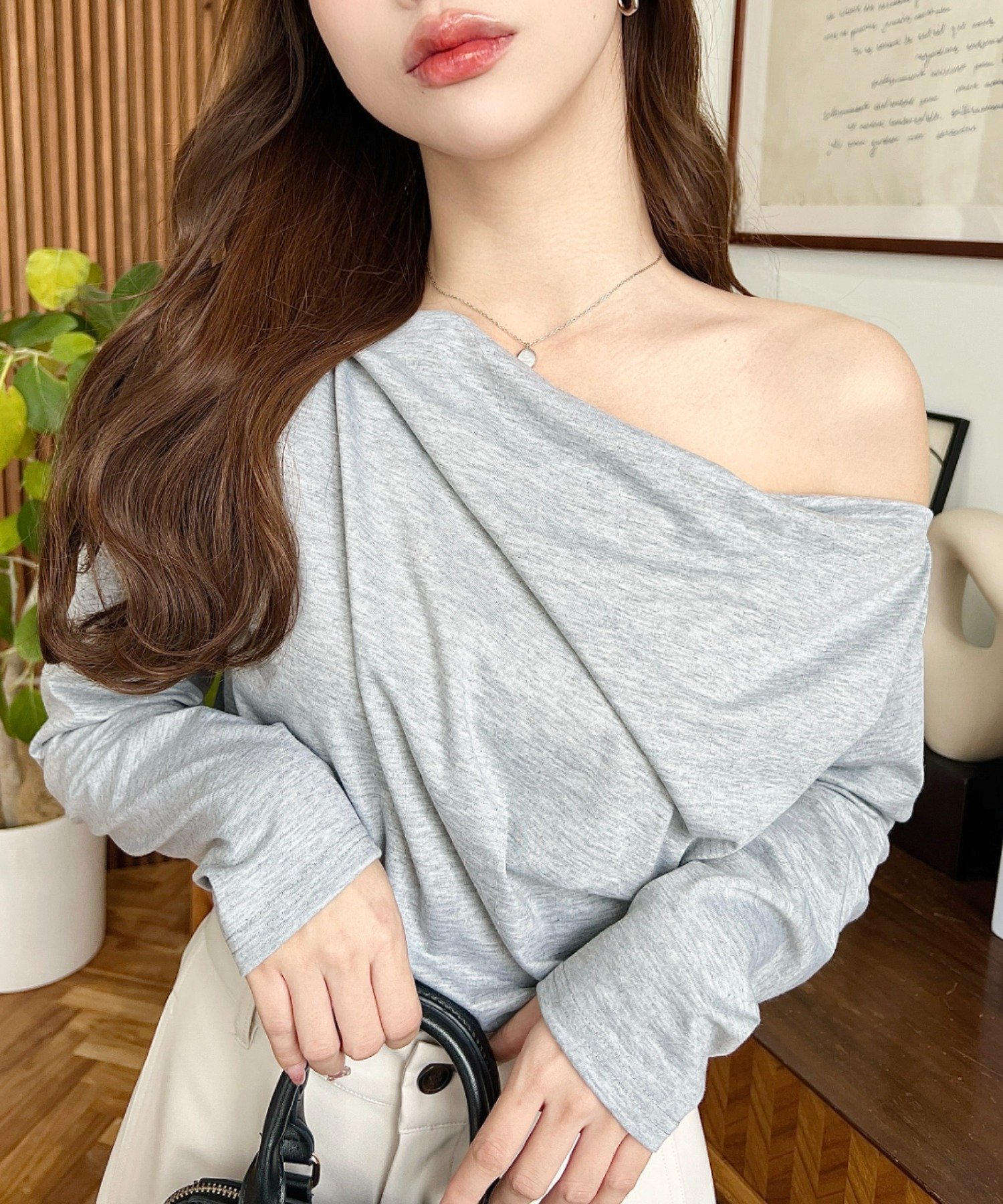 【モーメントプラス/moment+ / MEN】のワンショルドレープ長袖プルオーバー インテリア・キッズ・メンズ・レディースファッション・服の通販 founy(ファニー) ファッション Fashion メンズファッション Fashion for Men トップス・カットソー Cut & Sew Tops シューズ Shoes, Footwear シンプル Simple, Minimal デニム Denim, Jeans Material トレンド Trend, Trending Now 人気 Popular, Best Seller 長袖 Long Sleeve, Full Sleeve バレエ Ballet, Ballet Style フロント Front, Front Design ベーシック Basic, Essential ボトム Bottoms, Lower Wear ミックス Mix, Mixed Style ロング Long, Long-Length 再入荷 Restock / Back in Stock プチプライス・低価格 Affordable / Budget Price おすすめ Recommended / Our Picks エレガント 上品 Elegant 杢グレー|ID: prp329100004795966 ipo3291000000034795694