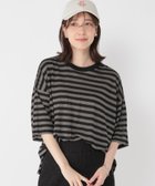 【スタディオ クリップ/studio CLIP】のシアーボーダーオーバーサイズプルオーバー 人気、トレンドファッション・服の通販 founy(ファニー) ファッション Fashion レディースファッション Fashion for Women トップス・カットソー Cut & Sew Tops カジュアルプルオーバー・ニットトップス Pullovers & Knit Tops / Casual Pullovers おすすめ Recommended / Our Picks カットソー Cut and Sewn Top サロペット Overalls, Salopette シアー Sheer, See-Through トレンド Trend, Trending Now バランス Balance, Style Balance ベスト Vest, Waistcoat ベーシック Basic, Essential ボトム Bottoms, Lower Wear ボーダー Border, Stripe thumbnail ブラック×スモーク02|ID: prp329100004795985 ipo3291000000034795789