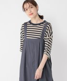 【スタディオ クリップ/studio CLIP】のシアーボーダーオーバーサイズプルオーバー 人気、トレンドファッション・服の通販 founy(ファニー) ファッション Fashion レディースファッション Fashion for Women トップス・カットソー Cut & Sew Tops カジュアルプルオーバー・ニットトップス Pullovers & Knit Tops / Casual Pullovers おすすめ Recommended / Our Picks カットソー Cut and Sewn Top サロペット Overalls, Salopette シアー Sheer, See-Through トレンド Trend, Trending Now バランス Balance, Style Balance ベスト Vest, Waistcoat ベーシック Basic, Essential ボトム Bottoms, Lower Wear ボーダー Border, Stripe thumbnail ベージュ×ネイビー03|ID: prp329100004795985 ipo3291000000034795791