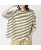 【スタディオ クリップ/studio CLIP】のシアーボーダーオーバーサイズプルオーバー 人気、トレンドファッション・服の通販 founy(ファニー) ファッション Fashion レディースファッション Fashion for Women トップス・カットソー Cut & Sew Tops カジュアルプルオーバー・ニットトップス Pullovers & Knit Tops / Casual Pullovers おすすめ Recommended / Our Picks カットソー Cut and Sewn Top サロペット Overalls, Salopette シアー Sheer, See-Through トレンド Trend, Trending Now バランス Balance, Style Balance ベスト Vest, Waistcoat ベーシック Basic, Essential ボトム Bottoms, Lower Wear ボーダー Border, Stripe thumbnail カーキ×ホワイト04|ID: prp329100004795985 ipo3291000000034795792