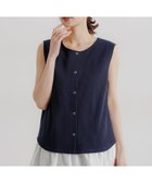 【スタディオ クリップ/studio CLIP】のダブルフロントワッフルベストタンクトップ ネイビー88|ID: prp329100004795992 ipo3291000000034795815