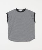 【ユナイテッドアローズ/UNITED ARROWS】のシルケットボーダー フレンチスリーブTシャツ A DAY IN THE LIFE BLACK|ID: prp329100004796002 ipo3291000000034795849