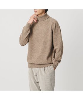 【ユナイテッドアローズ/UNITED ARROWS / MEN】のウール カシミヤ ミドルゲージ タートルネック ニット 人気、トレンドファッション・服の通販 founy(ファニー) ファッション Fashion メンズファッション Fashion for Men イタリア Italy ショルダー Shoulder, Shoulder Strap タートルネック Turtleneck, High Neck デニム Denim, Jeans Material フィット Fit, Slim Fit ミドル Middle Length, Mid Height メランジ Melange, Mixed Yarn リラックス Relax, Relaxed Fit 冬 Winter / This Winter エレガント 上品 Elegant |ID:prp329100004796004