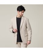 【アバハウス/ABAHOUSE / MEN】の【カシミヤブレンド】ウール ツイルジャケット / セットアップ対応 ライトベージュ|ID: prp329100004796013 ipo3291000000034795895